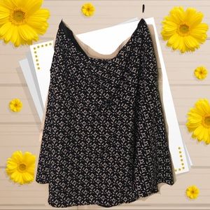 Lauren by Ralph Lauren Skirt Navy Blue and White